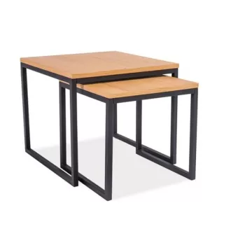 Set mese cafea Largo Duo - L 40-50 x l 40-50 x h 40-45 cm imagine