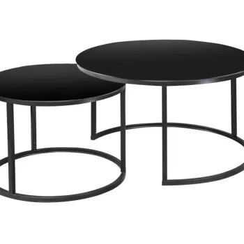 Set mese de cafea Atlanta D - Negru imagine