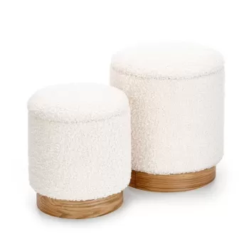 Set tabureti tapitati Cancun imagine