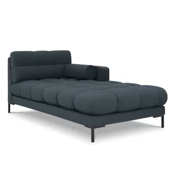 Sezlong tapitat Bali picioare negre Meg361 - L185 x l102 x h75 imagine