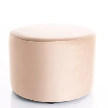 Taburet Doti A velvet bej Blu28 o43 cm imagine