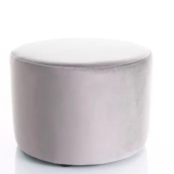 Taburet Doti A velvet gri Blu13 o43 cm imagine