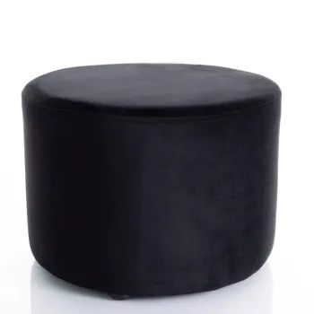 Taburet Doti A velvet negru Blu19 o43 cm imagine