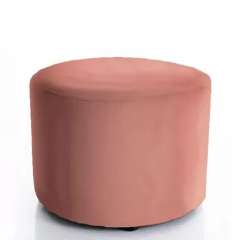 Taburet Doti A velvet roz Blu52 o43 cm imagine