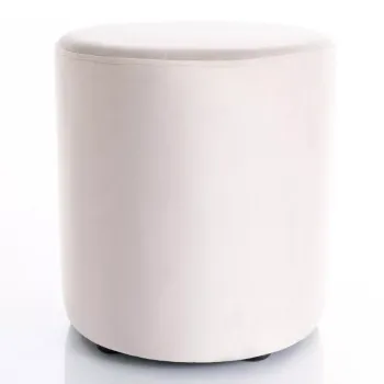 Taburet Doti B velvet bej deschis Blu30 o38 cm imagine