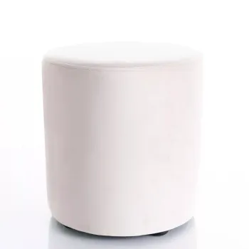 Taburet Doti C velvet bej deschis Blu30 o33 cm imagine