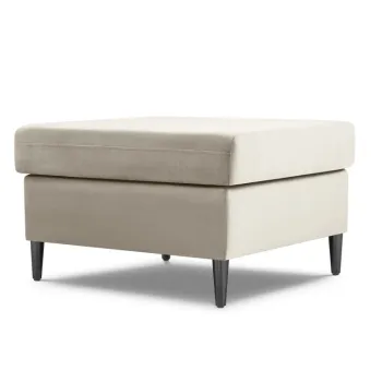 Taburet Kyoto catifea picioare negre imagine