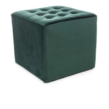 Taburet Lori Velvet Verde 78 - 39x39x34 lxLxh cm imagine