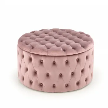 Taburet Nunez roz H40 cm imagine