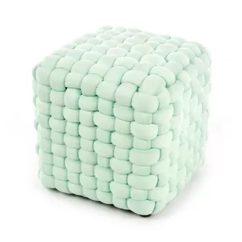 Taburet tapitat Rubik mint - H35 cm imagine