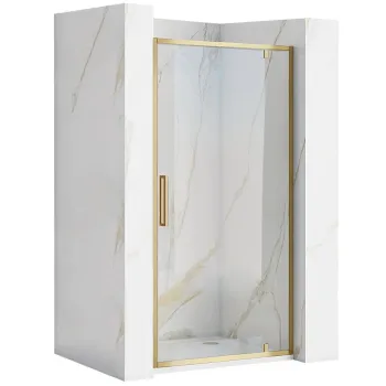 Usa pentru dus Rapid Swing auriu periat 100 imagine