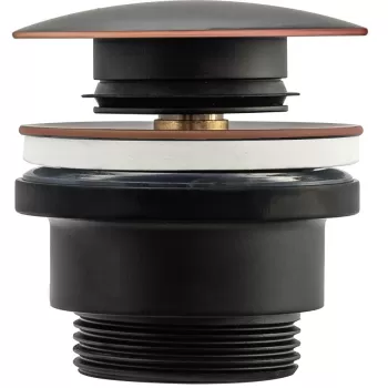 Ventil lavoar Click-Clack universal negru periat imagine