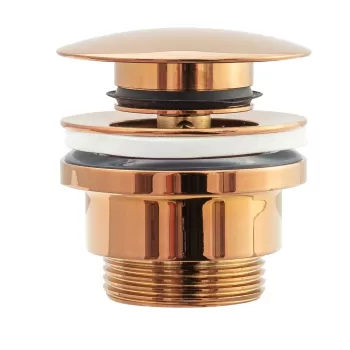Ventil lavoar Click-Clack universal rose gold imagine