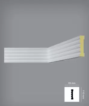 Bagheta decorativa 110 x 20 mm | CL3214 imagine
