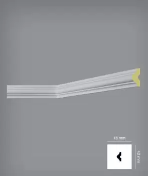 Bagheta decorativa 42 x 18 mm | C3010 imagine
