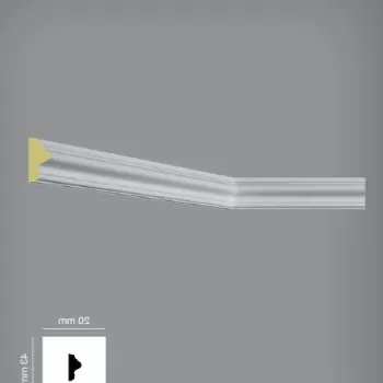 Bagheta decorativa 43 x 20 mm | C3209 imagine