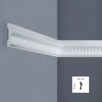 Bagheta decorativa 80 x 22 mm - 1.25 cm | EW2L imagine