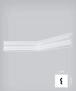Bagheta decorativa 80 x 22 mm | A13W imagine