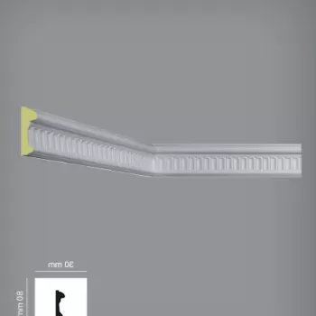 Bagheta decorativa 80 x 30 mm | C3040 imagine