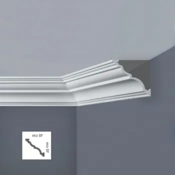 Cornisa decorativa 101 x 100 mm | L100100 imagine