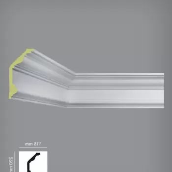 Cornisa decorativa 115 x 230 mm | C3332 imagine