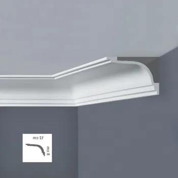 Cornisa decorativa 120 x 90 mm | L90120 imagine