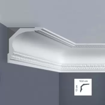 Cornisa decorativa 126 x 130 mm - 1.25 m | EZ6L imagine