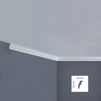 Cornisa decorativa 16 x 22 mm | I883 imagine