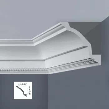 Cornisa decorativa 165 x 165 mm - 1.25 m | EP9L imagine