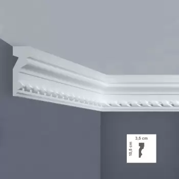 Cornisa decorativa 35 x 105 mm - 1.25 m | EZ1L imagine