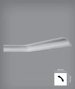 Cornisa decorativa 38 x 38 mm | A38C imagine