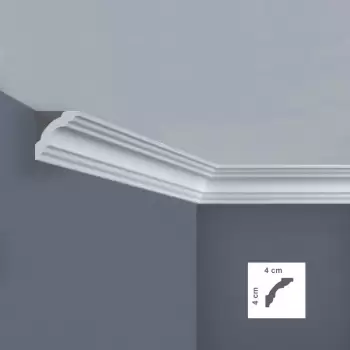 Cornisa decorativa 40 x 40 mm | I743 imagine
