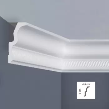 Cornisa decorativa 45 x 90 mm | X118 imagine