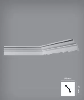 Cornisa decorativa 50 x 60 mm | A18C imagine