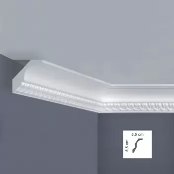 Cornisa decorativa 55 x 55 mm | X77 imagine