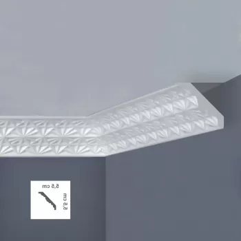 Cornisa decorativa 55 x 55 mm | X79 imagine