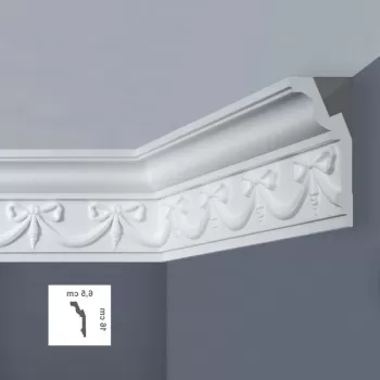Cornisa decorativa 65 x 160 mm - 1.25 m | EP7L imagine