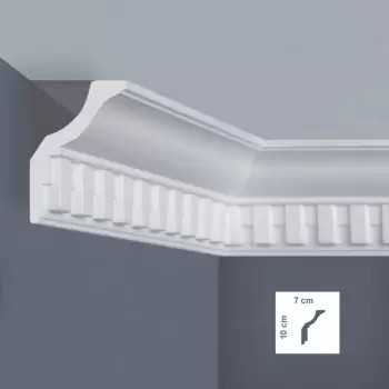 Cornisa decorativa 70 x 100 mm | X122 imagine