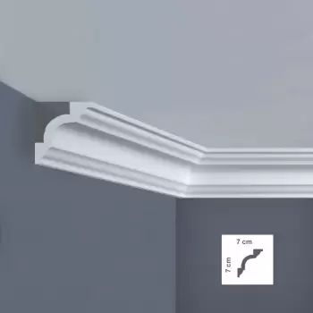 Cornisa decorativa 70 x 70 mm | I778 imagine