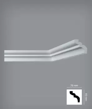 Cornisa decorativa 70 x 80 mm | I785 imagine