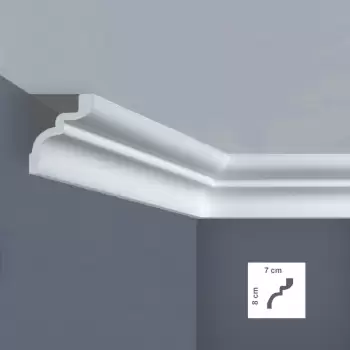 Cornisa decorativa 70 x 80 mm | I886 imagine