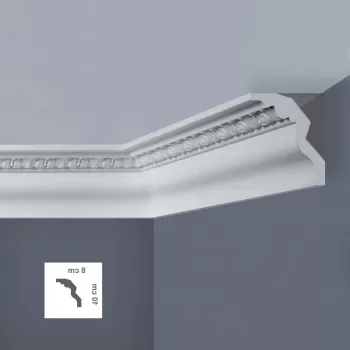 Cornisa decorativa 80 x 100 mm - 1.25 m | EZ3L imagine