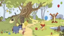 Fototapet WINNIE the POOH & FRIENDS | JL1220M imagine