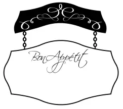 Sticker decorativ BON APPETIT | 1 colita de 45,7 cm x 101,6 cm imagine