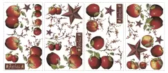 Sticker decorativ COUNTRY APPLES | 4 colite de 25,4 cm x 45,7 cm imagine