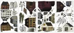 Sticker decorativ COUNTRY SCENIC | 4 colite de 25,4 cm x 45,7 cm imagine