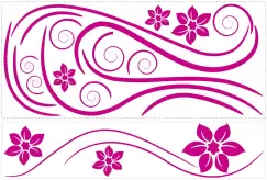 Stickere decorative DECO SWIRL | 2 colite de 45,7 cm x 101,6 cm imagine