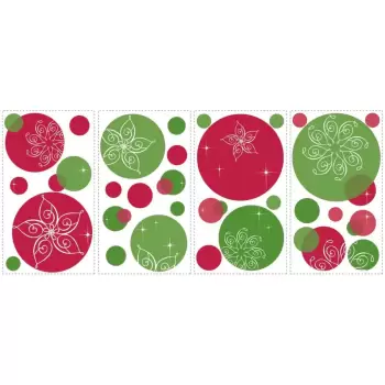 Stickere decorative FESTIVE DOTS | 4 colite de 25,4 cm x 45,7 cm imagine