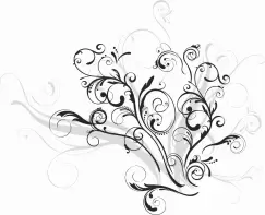 Stickere decorative FOREVER TWINED | 2 colite de 76,2 cm x 93,9 cm imagine