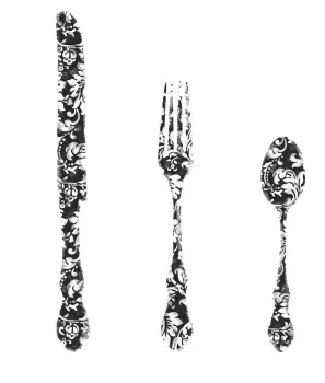 Stickere decorative GOOD TIMES SILVERWARE | 8,25 cm x 114,3 cm imagine